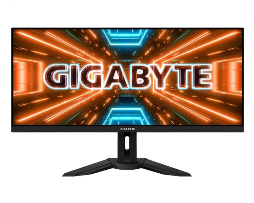 Gigabyte M34WQ-EK 34” 144Hz WQHD 3440x1440 IPS, AMD FreeSync Premium, VESA Display HDR400, KVM 1