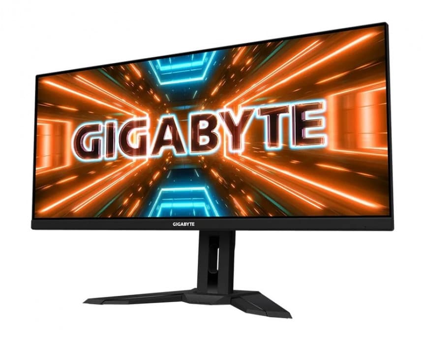Gigabyte M34WQ-EK 34” 144Hz WQHD 3440x1440 IPS, AMD FreeSync Premium, VESA Display HDR400, KVM 3