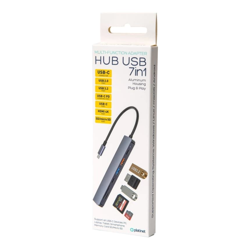 USB HUB Omega PMH9997B 7 u 1 3