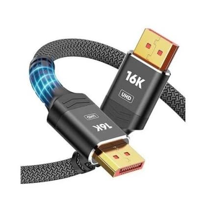 E-Green Kabl DisplayPort 2.1 M/M 16K/80Hz  2m, crni