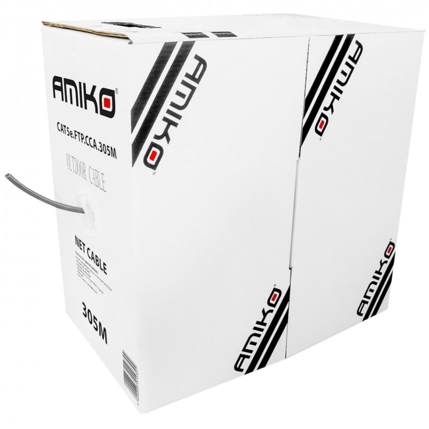 Amiko Mrežni FTP kabl, CAT5e, OutDoor, 305 met. - CAT5e FTP Outdoor 305m 3
