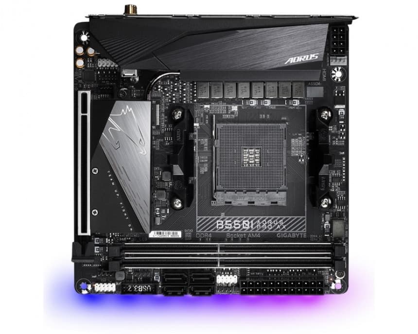 GIGABYTE B550I AORUS PRO AX rev. 1.0 GIGABYTE B550I AORUS PRO AX rev. 1.0 matična ploča 2