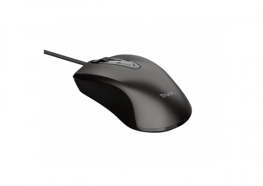 Miš TRUST Basics žični/1200dpi/crna 2