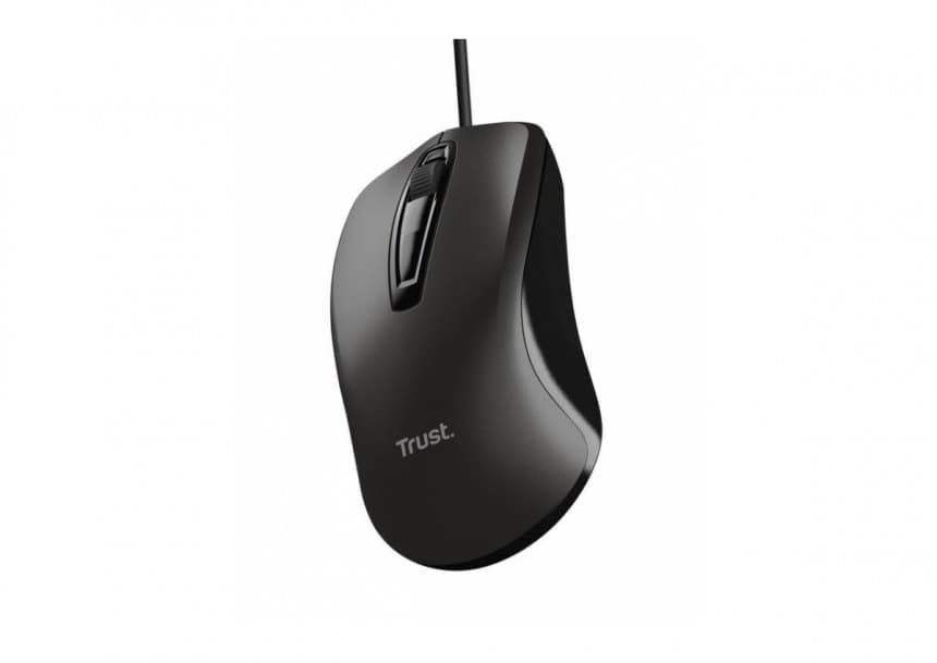 Miš TRUST Basics žični/1200dpi/crna 3