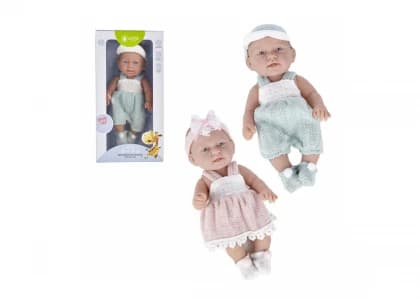 Lutka sa trakom za glavu ili kapom, 25 cm, 2vrste 54-202000