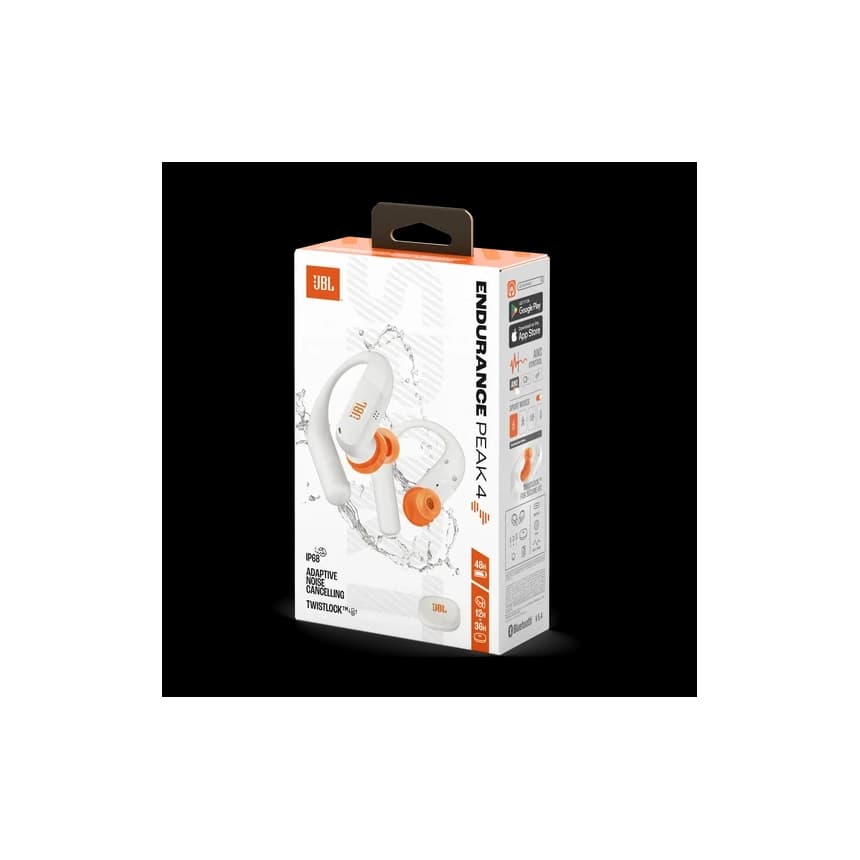 JBL Endurance Peak 4 bežične slušalice, Bele (JBLENDUPEAK4WHTAM) 8
