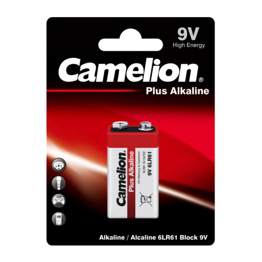 Camelion alkalna baterija 9V CAM-6LR61/BP1 1