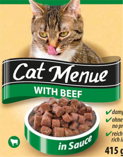 Cat Menu govedina 415g