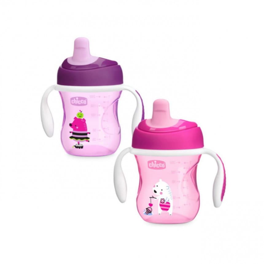 CHICCO TRENING ČAŠA, 6M+, ROZE 1