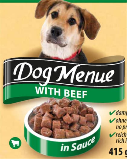 Dog Menu govedina 415g