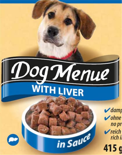 Dog Menu jetra 415g