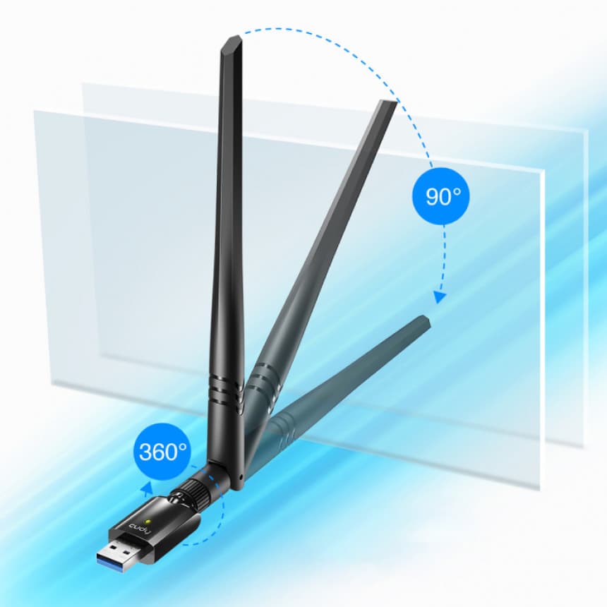 Dual Wi-Fi USB antena Cudy-WU1400 3