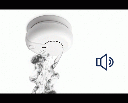 Detektor dima EWF1 bezicni