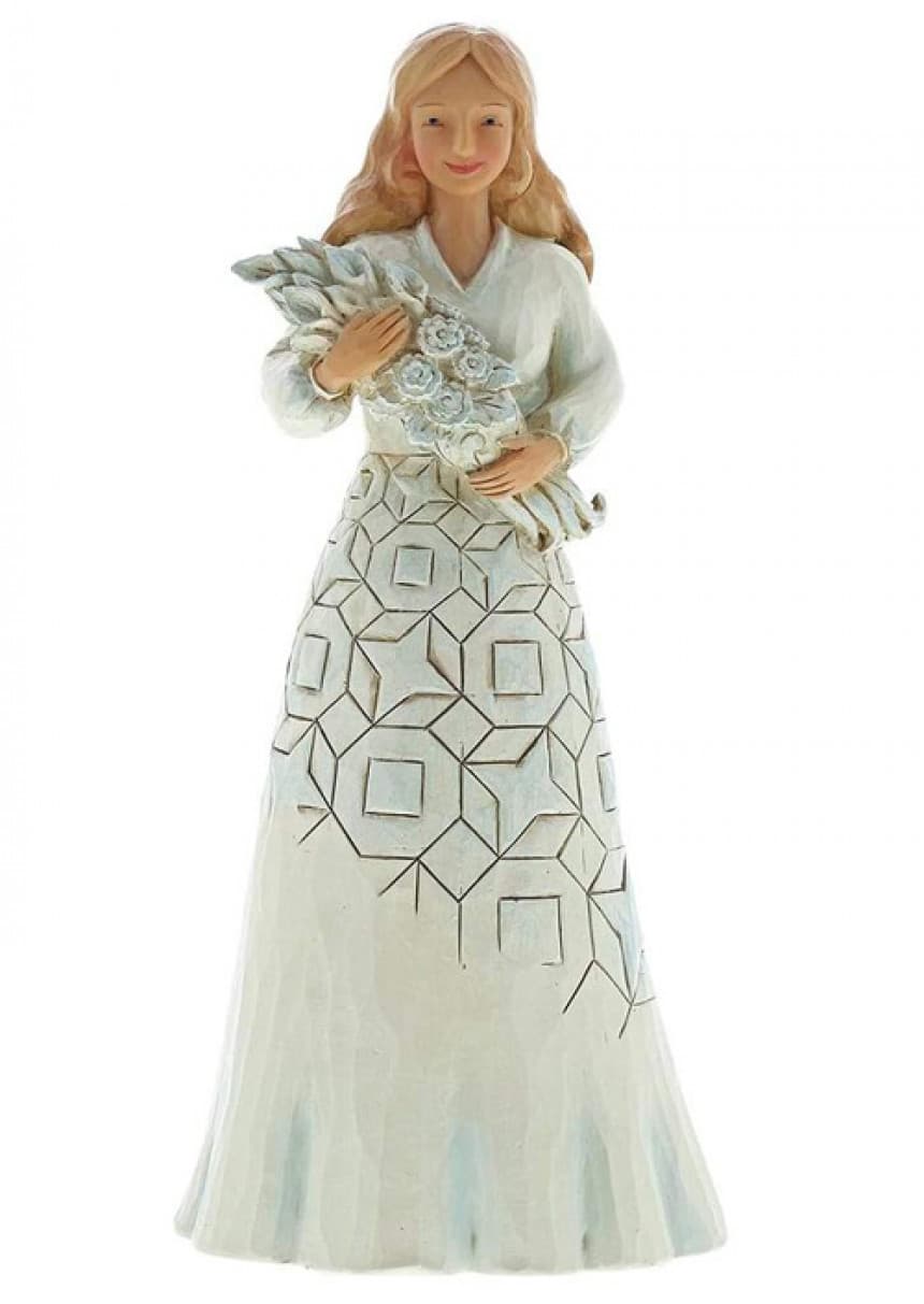 Girl W/Flower Bouquet Figure 1