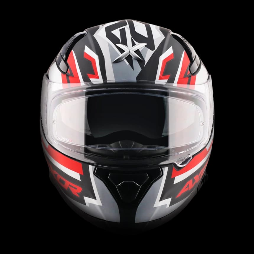 Full-face kaciga AXOR APEX STREAK mat crno/crvena L 2