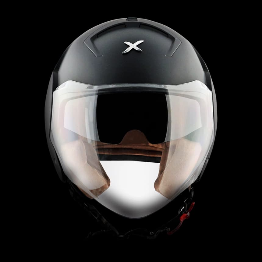 Jet kaciga AXOR STRIKER ULTRON mat crno/siva S 2