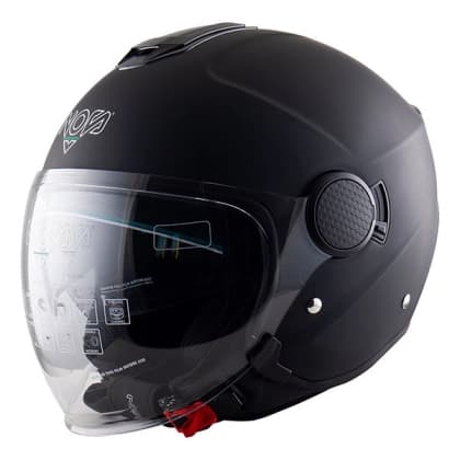 CASCO NOS NS-J DEMI-JET BLACK MATT S