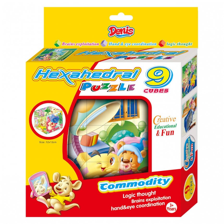 Slagalica od 9 kocki, Kengur i banda 01-651000 1