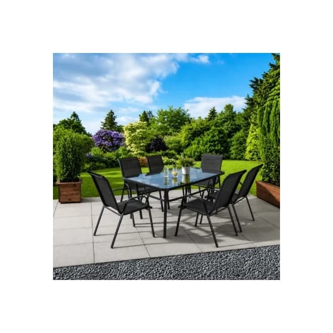 Baštenska garnitura set 6 stolica+sto Bali 24-SA01802 1