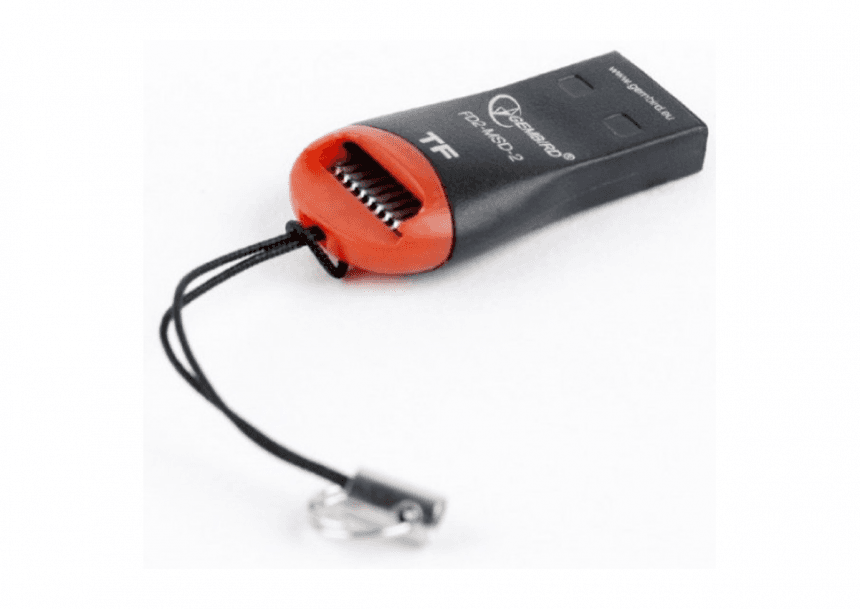 Gembird FD2-MSD-3 M2 MicroSD citac kartica priveza 2