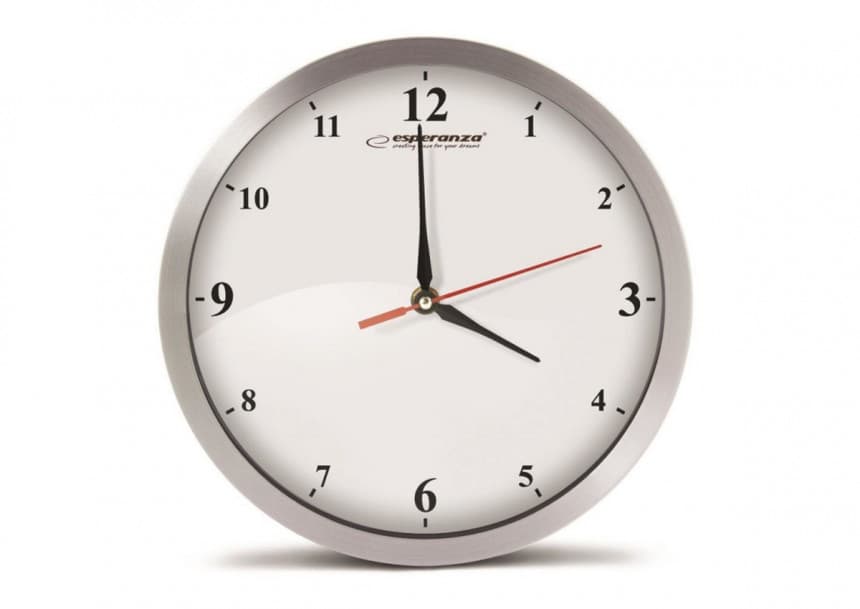 ESPERANZA EHC009W ZIDNI SAT DETROIT BELI 1