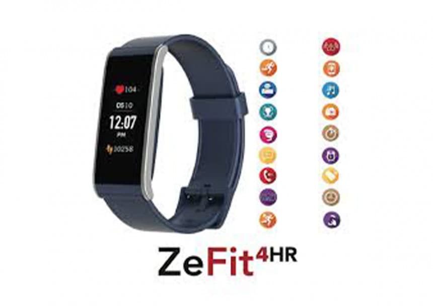 Smart sat MyKronoz ZEFIT4 HR BLUE SILVER (7800409) 2