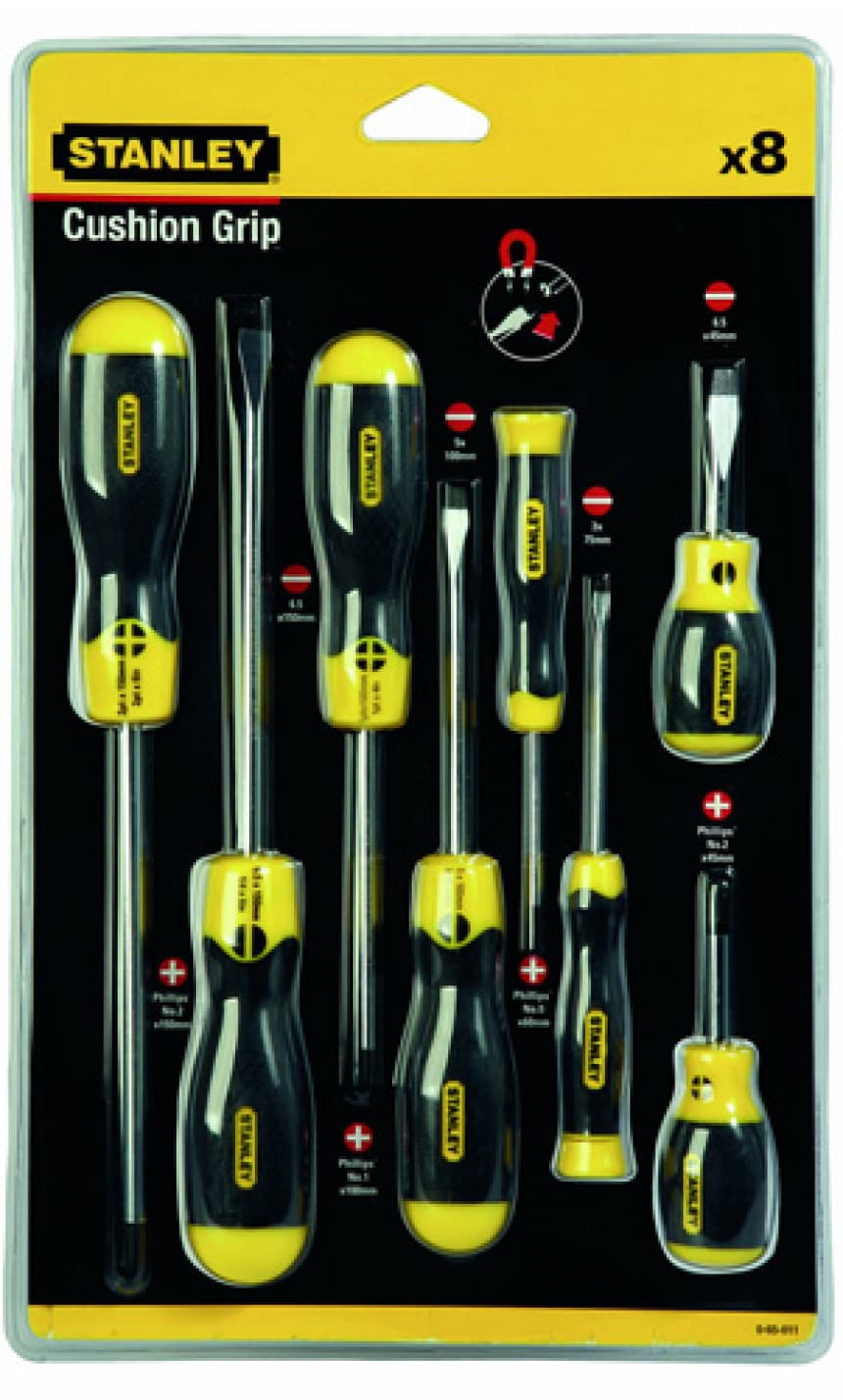 Stanley Odvijači cushion grip / set 8kom 0-65-011 2