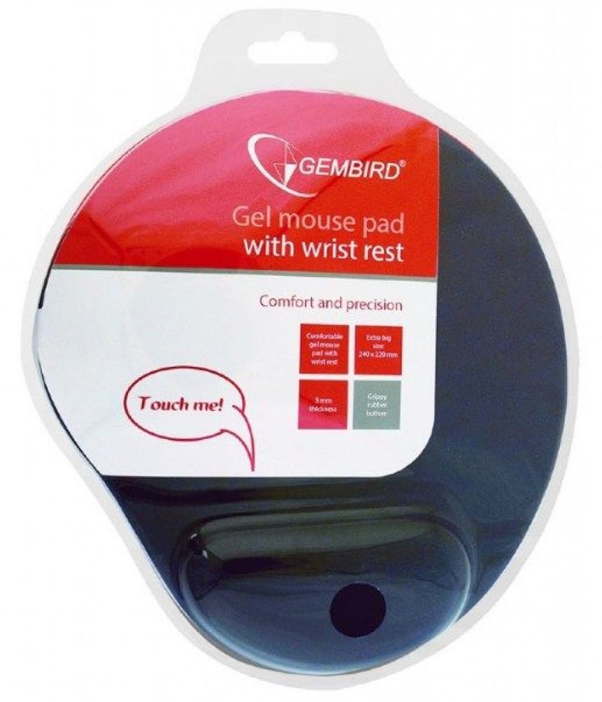 MP-GEL-GR Gembird podloga za misa sa gelom 260x220mm Grey 1