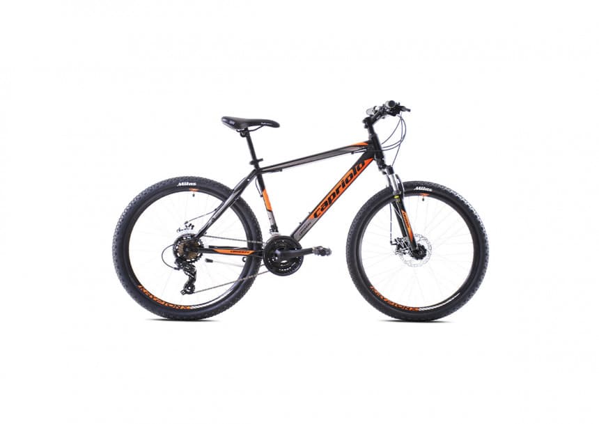 Bicikl Capriolo Mtb oxygen 26" 21HT Crno-narandžasta 22" (920421-22) 1