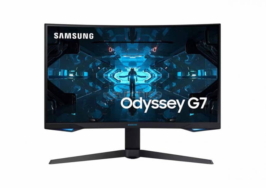 Zakrivljeni gaming monitor SAMSUNG Odyssey G7 G75T 27 " - 2560 x 1440, VA, 240 Hz 1 ms, HDMI/DP, G-Sync, LC27G75TQSRXEN 1