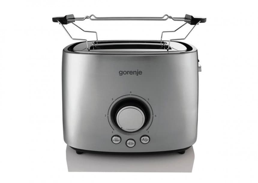 Gorenje Toster snaga 1000 W 7 stepena zagrevanja automatsko izbacivanje funkcija odmrzavanja INOX 1