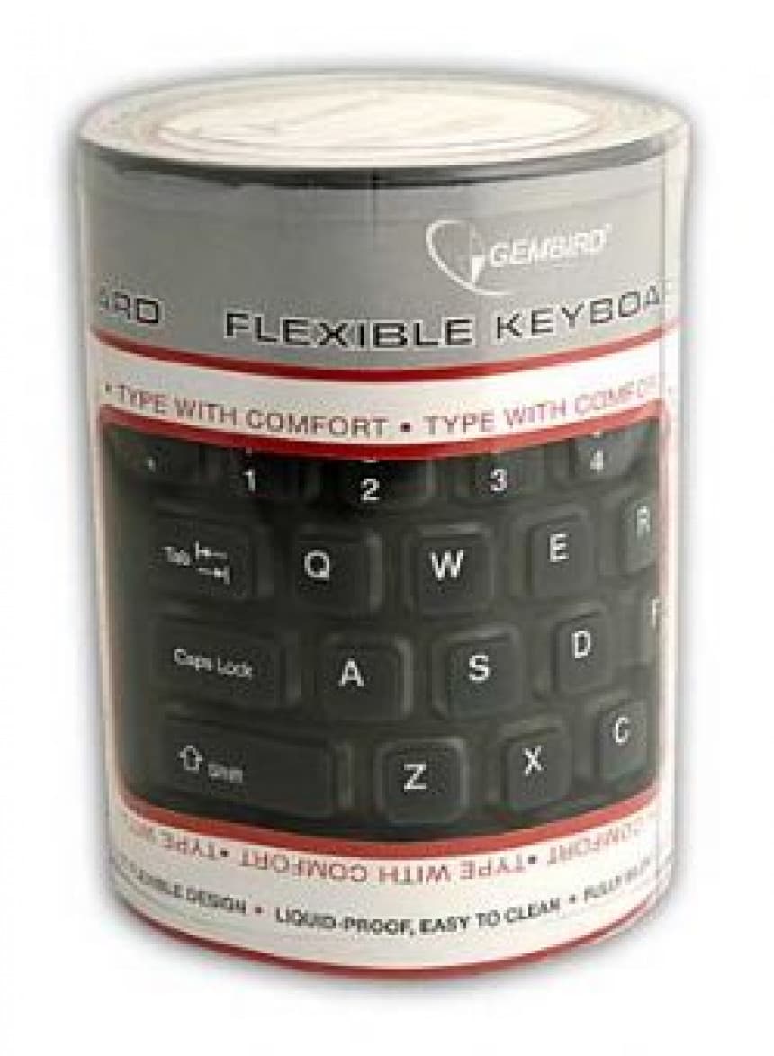 KB-109F-B Gembird Fleksibilna tastatura US layot USB+microUSB OTF adapter 2