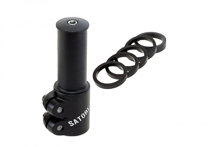 Adapter za podešavanje visine kormana Satori 25,4mm ALU A-HEAD (160246) 1