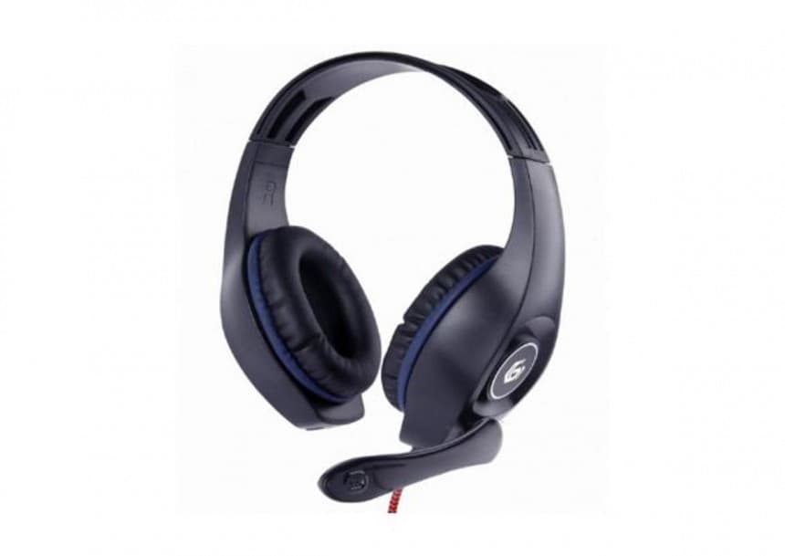 Slušalice Gembird GHS-05-B Stereo sa mikrofonom+volume kontrolom 3.5mm plave 1