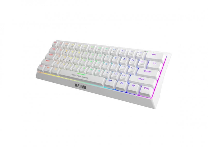 Tastatura USB Marvo KG962 White B Gaming 2