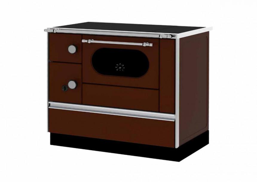 Šporet na čvrsto gorivo Alfa Plam 90H Favorit braon desni 1