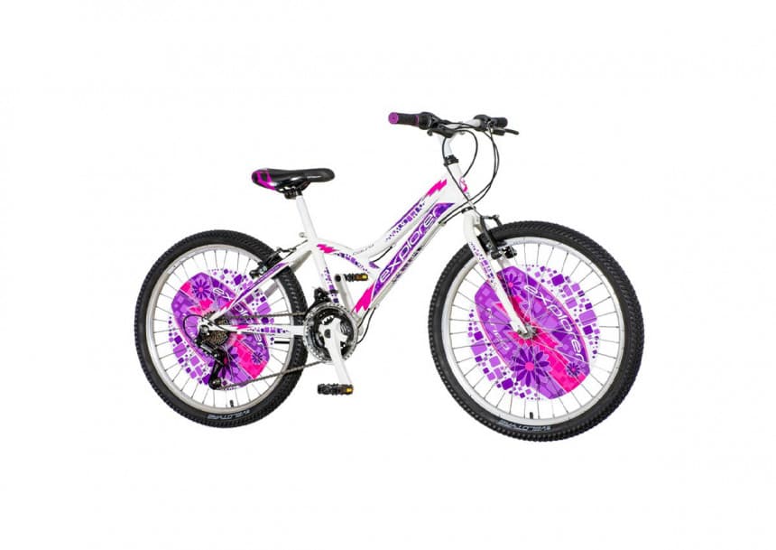 Explorer daisy bicikla belo ljubičasta-spy241kk (ven~1241001) 1