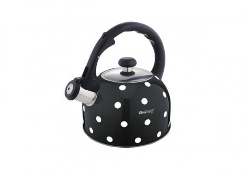 Čajnik Kinghoff kh1051 sa zviždukom i tufnama crni 26l 1