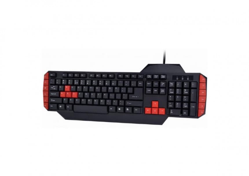 GGS-UMG4-02 Gembird 4-in-1 Gejmerski set tastatura, mis, slusalice i podloga 2