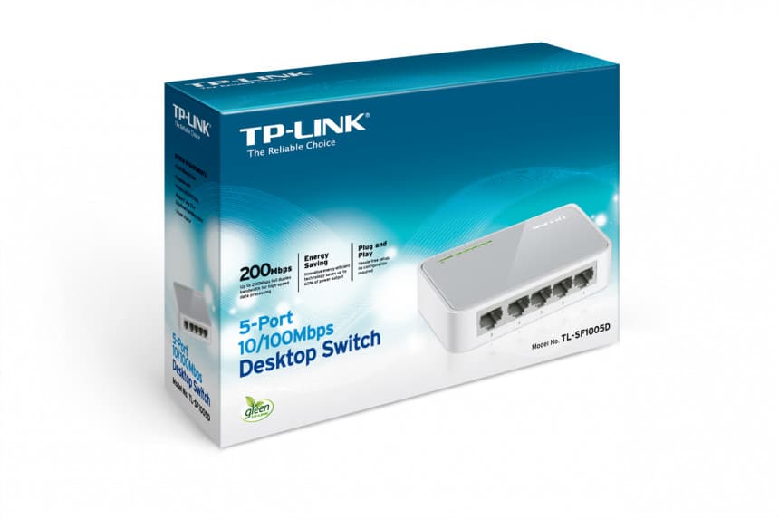 Switch TP Link TL-SF1005D 5-port 10/100Mbps, desktop 3