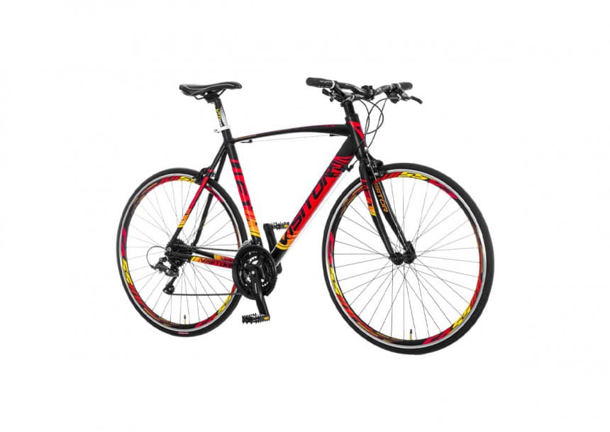Fitnes bicikla visitor crna crvena-dis281fit (ven~1280010) 1