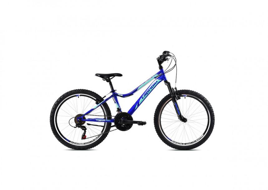 Bicikl Capriolo Mtb diavola dx 400FS 24" 18 brzina plavo-tirkiz 13" (921355-13) 1