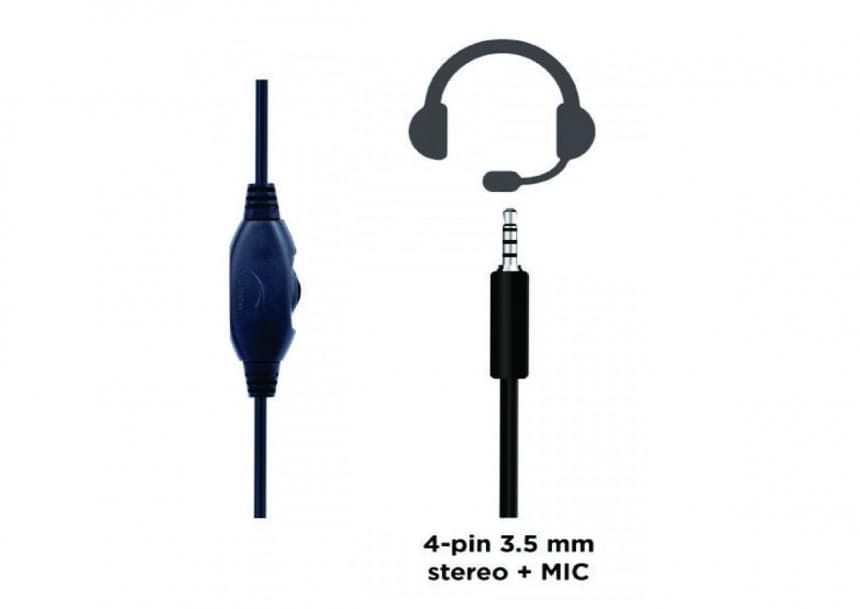 GHS-05-O Gembird Stereo gejmerske slusalice sa mikrofonom+volume kontrolom 3.5mm ORANGE 2