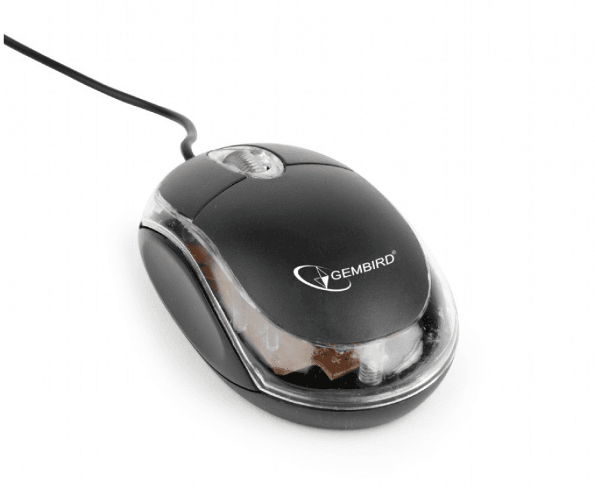 MUS-U-01 Gembird Opticki mis 1000Dpi black 94mm USB 1