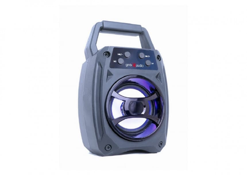 Zvučnik Gembird Portable Bluetooth speaker 5W USB 3.5mm LED black (SPK-BT-14) 1