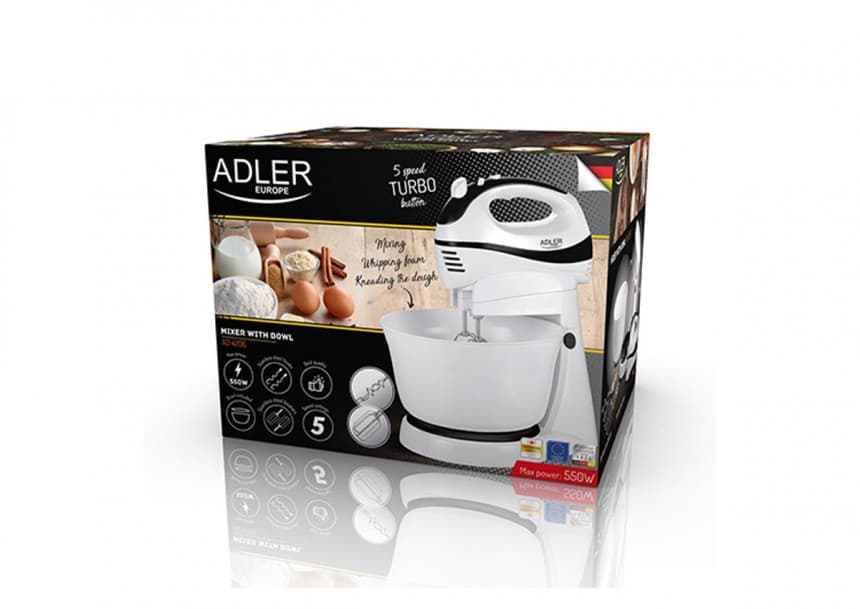 ADLER AD4206 RUČNI MIKSER SA POSUDOM 300W 2