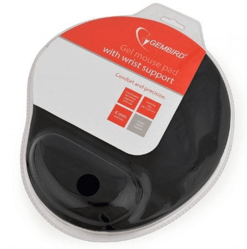 MP-GEL-BK Gembird podloga za misa sa gelom 260x220mm Black 2