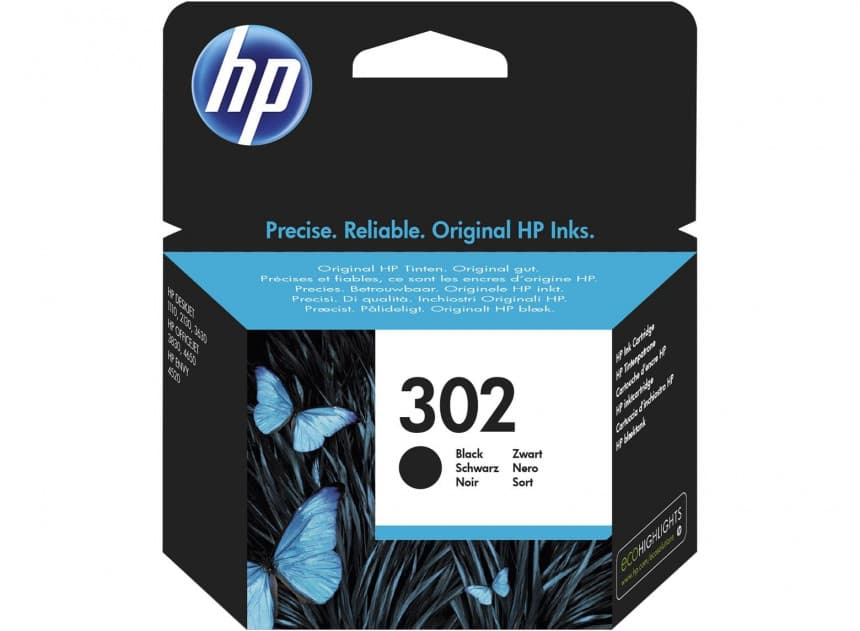 HP 302 Black Original Ink Cartridge F6U66AE 1