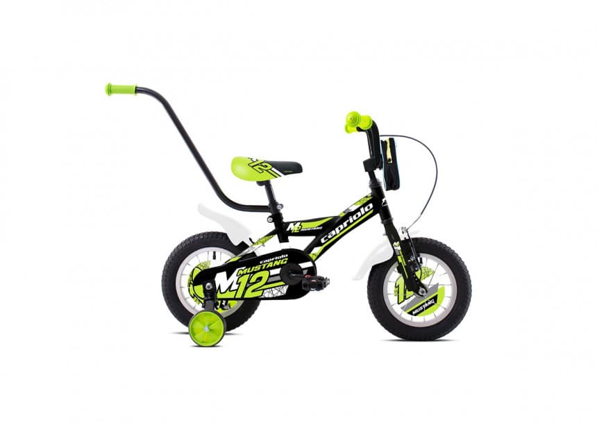 Capriolo BMX 12"HT MUSTANG crno-lime 921107-12 1