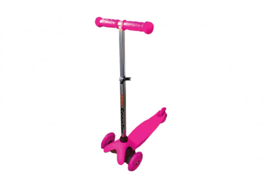 Trotinet sa svetlećim točkovima 002D1A Pink (290134-P) 1